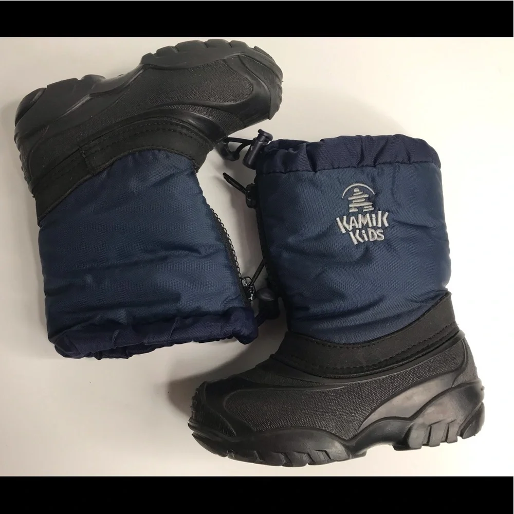 Kamik Kids snow boots blue 6